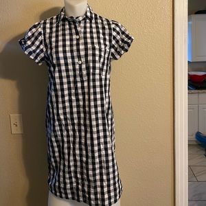 J.CREW DRESS CHECKERED PRINT